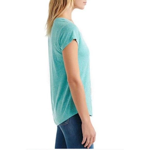 S small new lucky brand peacock bird graphic Tshirt tee top NEW NWT green - Picture 2 of 11